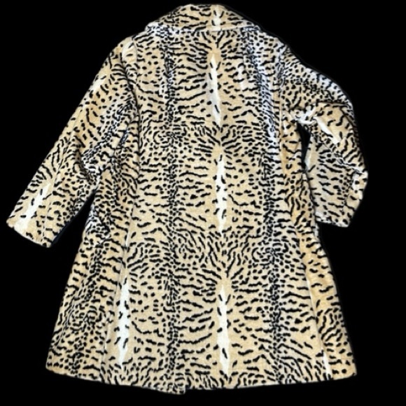 Vintage 60s Animal Print Fur Coat - Picture 14 of 17
